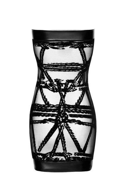F359 Bondesque Off-shoulder mini dress