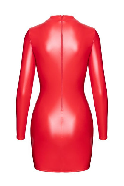 F367 Bombshell Bodycon Dress Red