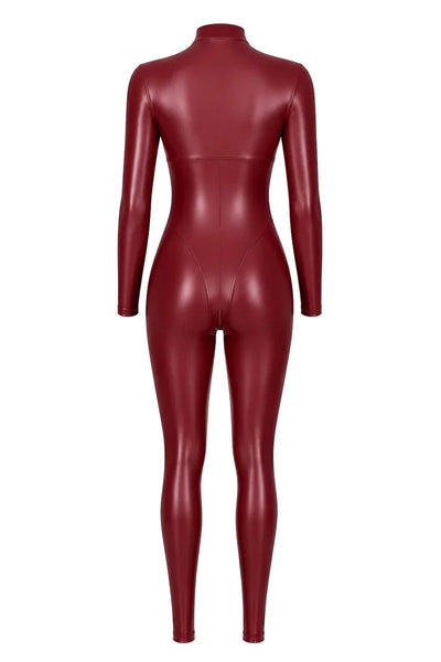 F395 Dark Romance Three-Way Zip Catsuit