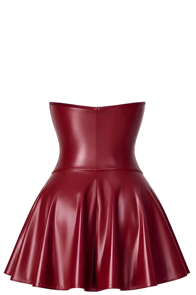 F397 Dark Romance Corset Mini Dress
