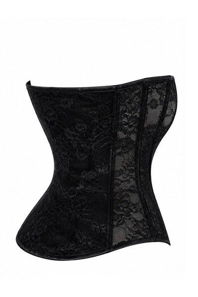 F406 Lace & Powerwetlook Corset