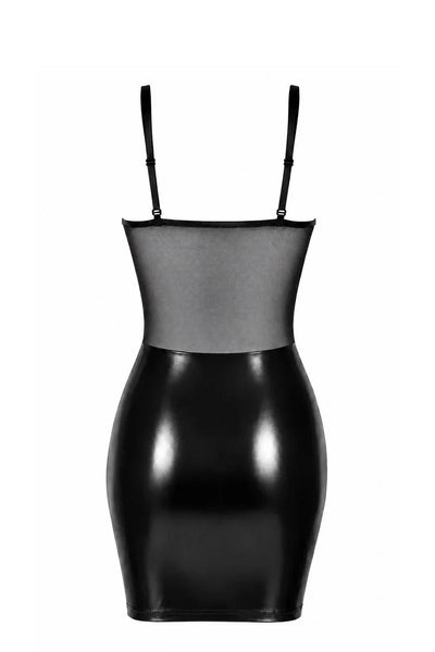 F409 Do Not Disturb Lace-Up Mini Dress