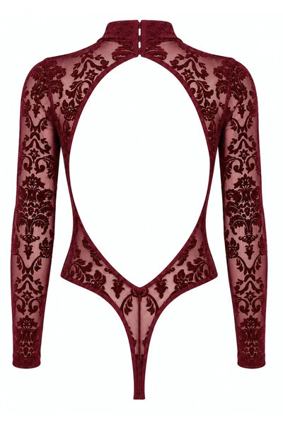 F422 Masquerade Open-Back Bodysuit