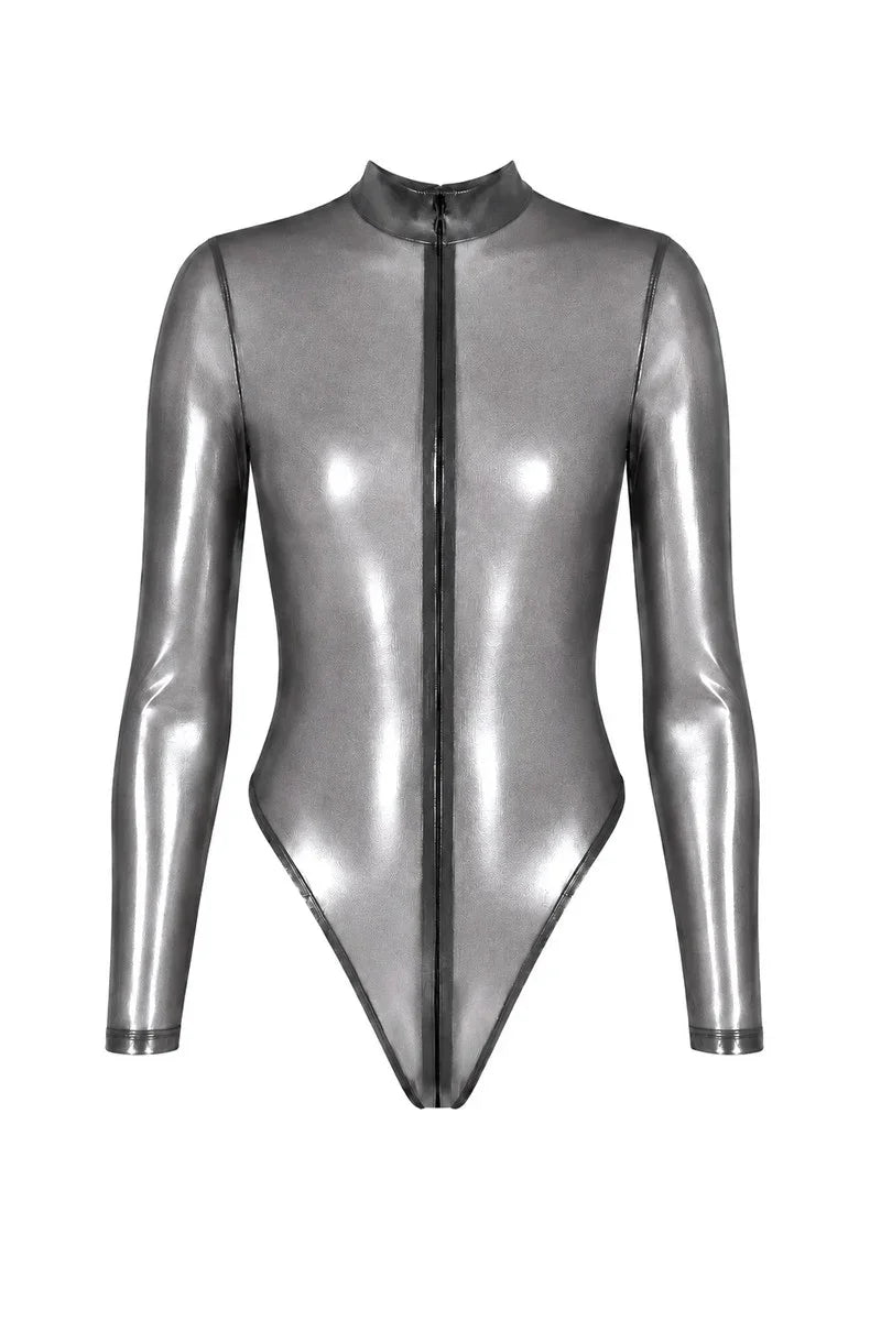 F430 Moondust Three-Way Zip Bodysuit
