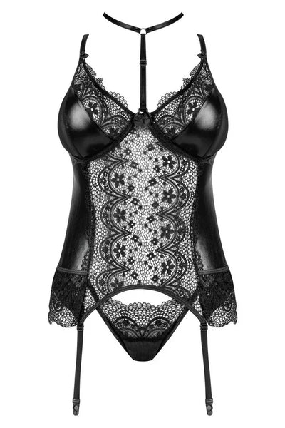 Guêpière noire Fantasy par Beauty Night