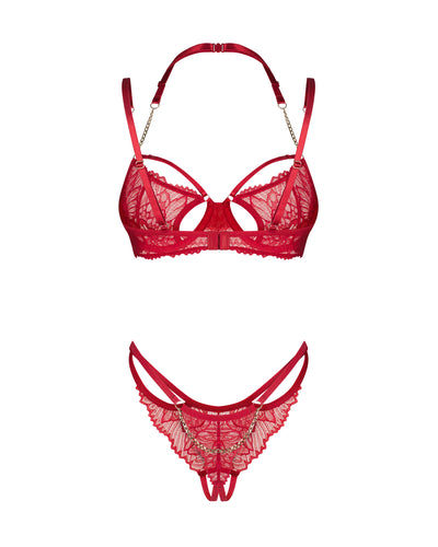 Red lingerie set Matildea