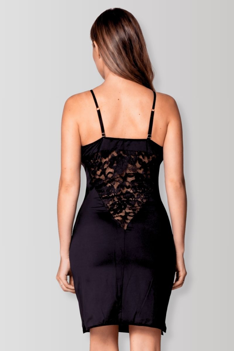 Black cocktail dress