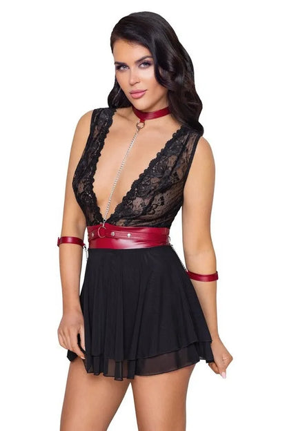 Babydoll dentelle Restriction par Cottelli lingerie