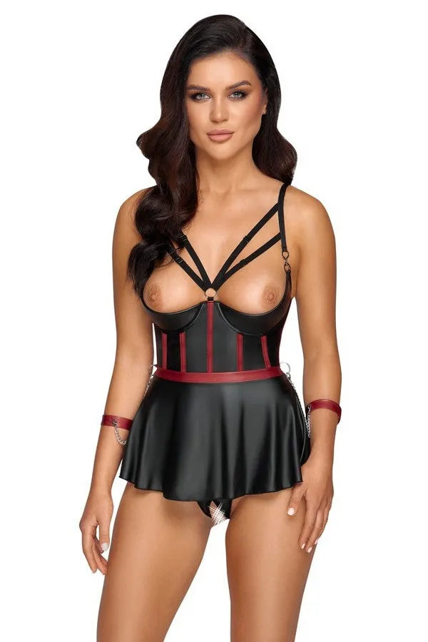 Babydoll seins-nus & attaches par Cottelli lingerie