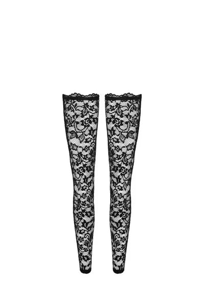 Bas autofixants Geisha par Noir Handmade