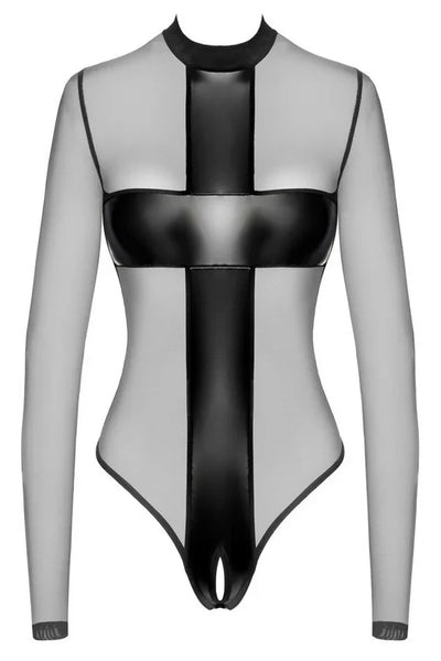 Body bi-matière Ligne Privée par Noir Handmade