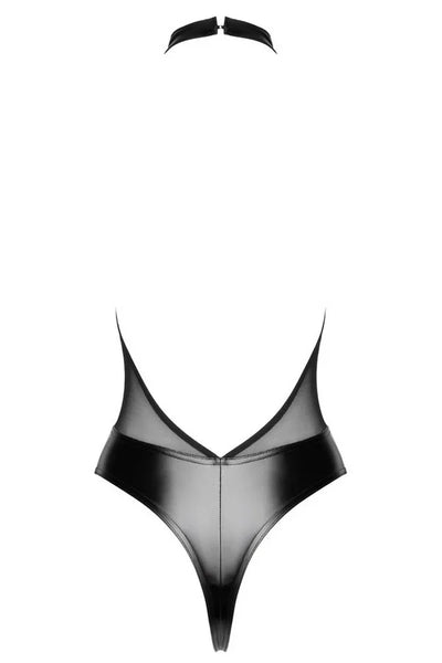 Body décolleté strass Ligne Privée par Noir Handmade