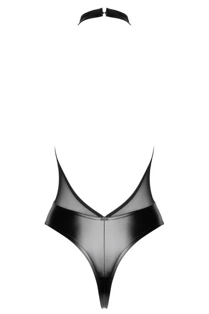 Body décolleté strass Ligne Privée par Noir Handmade