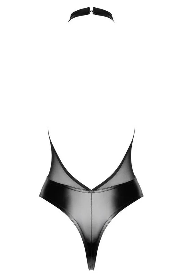 Body décolleté strass Ligne Privée par Noir Handmade