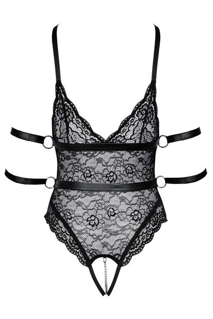 Body dentelle harnais & attaches par Cottelli lingerie