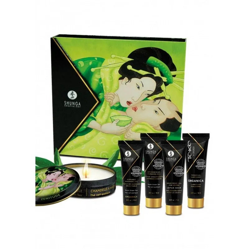 Coffret Secrets de Geisha Bio thé vert par Shunga