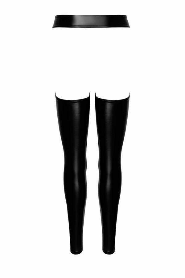 Collants wetlook Chaps Rebel F323 par Noir Handmade