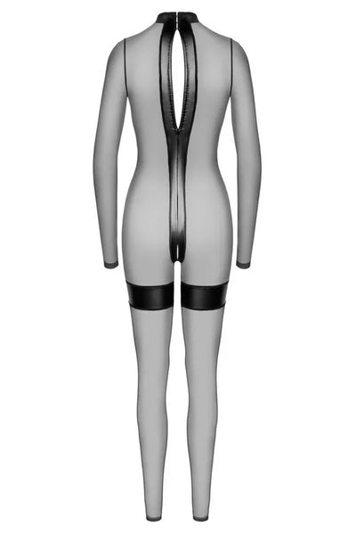 Combinaison bi-matière Ligne Privée par Noir Handmade