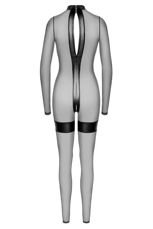 Combinaison bi-matière Ligne Privée par Noir Handmade