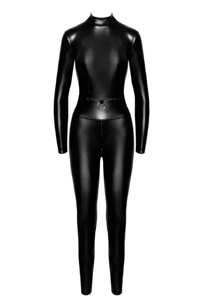 Combinaison intégrale wetlook F319 par Noir Handmade