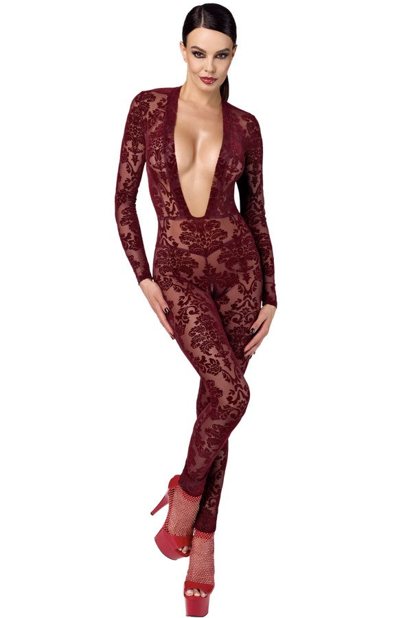 Combinaison Kink Royal F382 par Noir Handmade