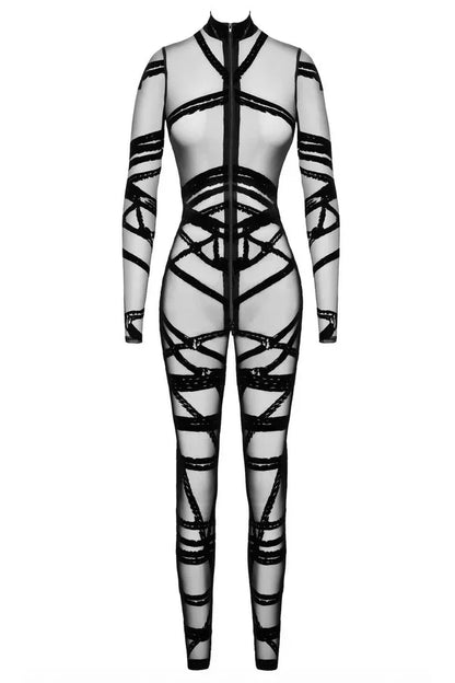 Combinaison résille Bondesque F357 par Noir Handmade