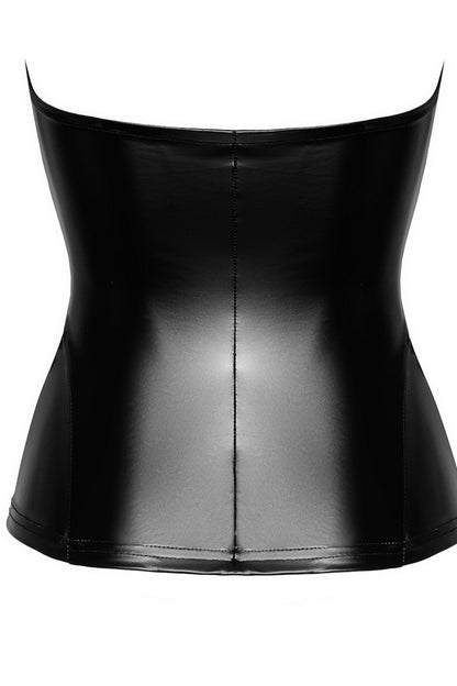 Corset wetlook F334 Mysteria par Noir Handmade