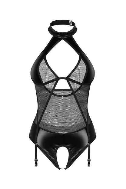 Dominna teddy with garter straps