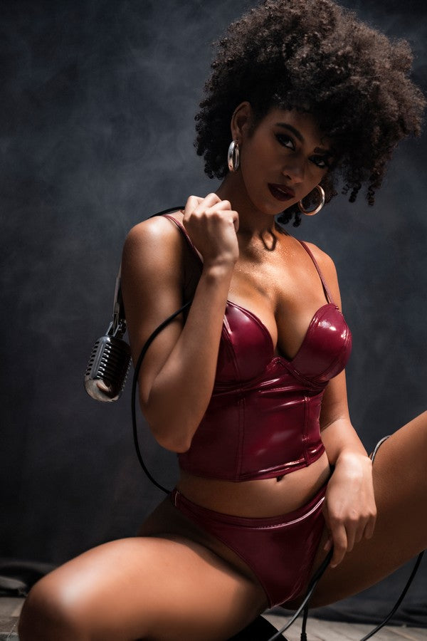 Ensemble bustier Provocative Rebel par Mapalé lingerie