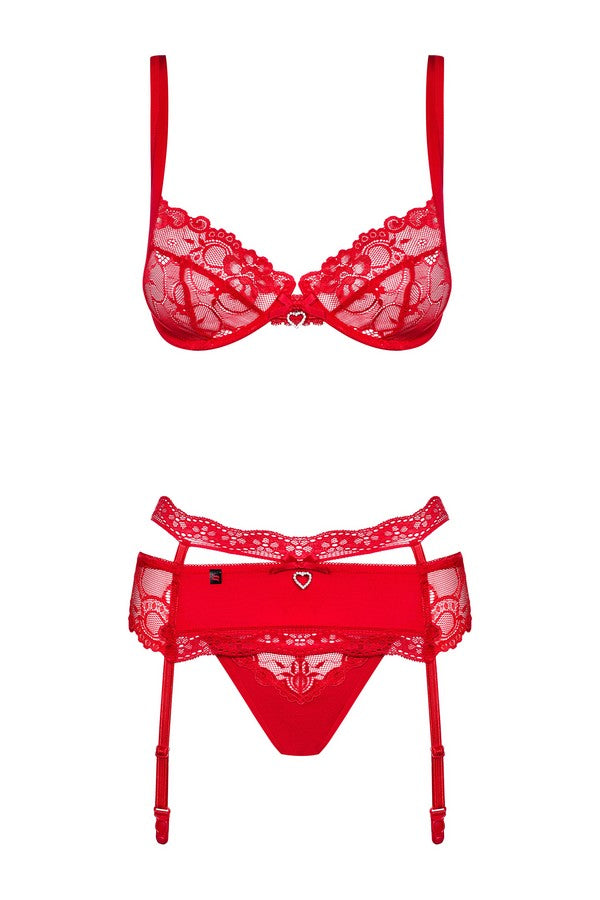 Ensemble Heartina rouge par Obsessive