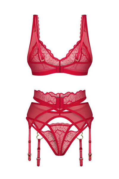Ensemble jarretelles Cupide Desir par Obsessive