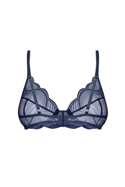 Ensemble jarretelles Nightly blue par Exquisite