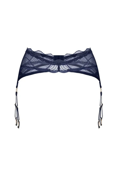Ensemble jarretelles Nightly blue par Exquisite