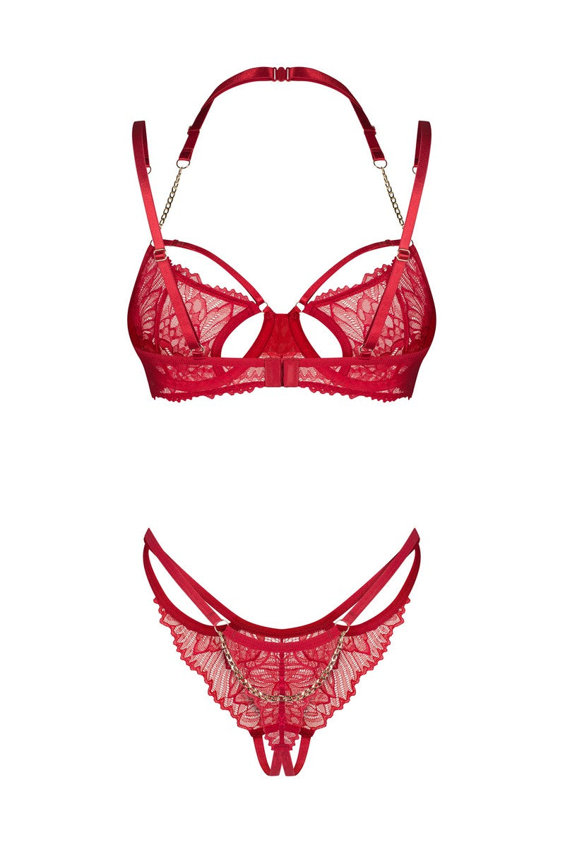Red lingerie set Matildea