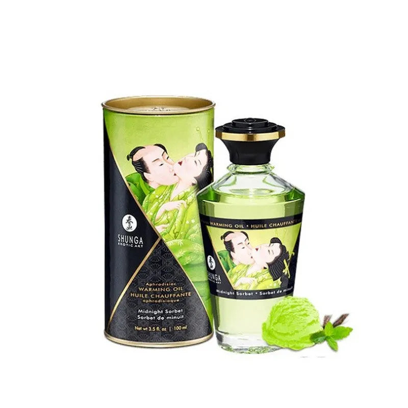 Huile chauffante aphrodisiaque par Shunga