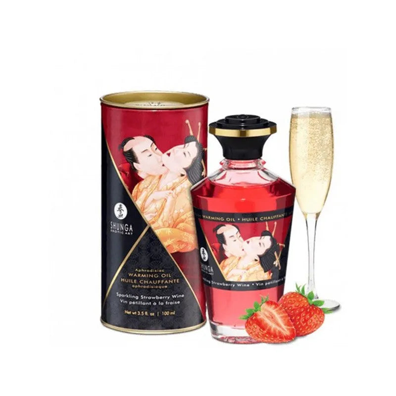 Huile chauffante aphrodisiaque par Shunga