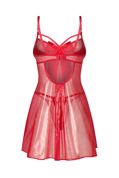 Gifty Red underwired babydoll