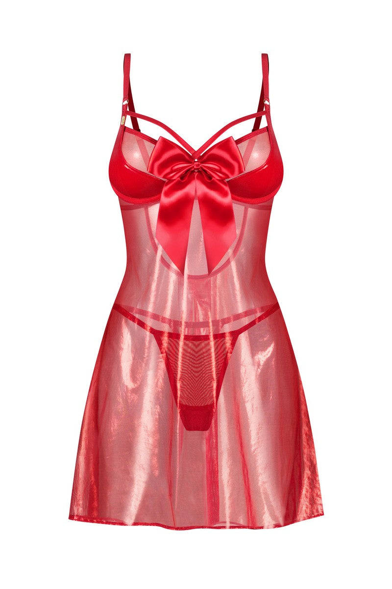 Gifty Red underwired babydoll
