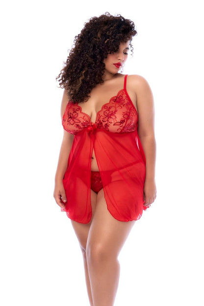 Nuisette Romantic rendez-vous + par Mapalé lingerie