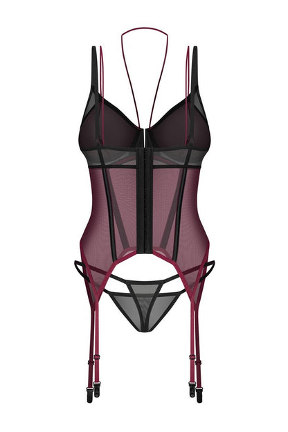 Parisel wasp-waisted corset &amp; thong