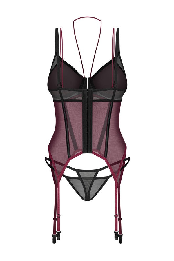 Parisel wasp-waisted corset &amp; thong