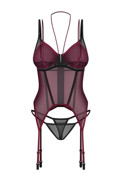 Parisel wasp-waisted corset &amp; thong