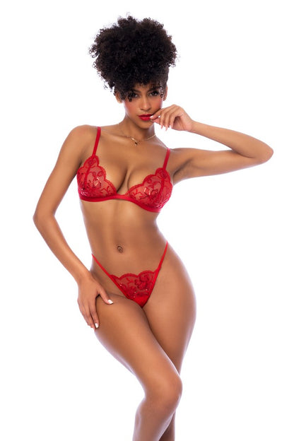 Parure 3 pièces Romantic rendez-vous par Mapalé lingerie