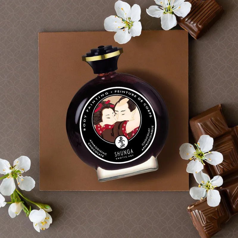 Peinture de corps comestible aphrodisiaque par Shunga