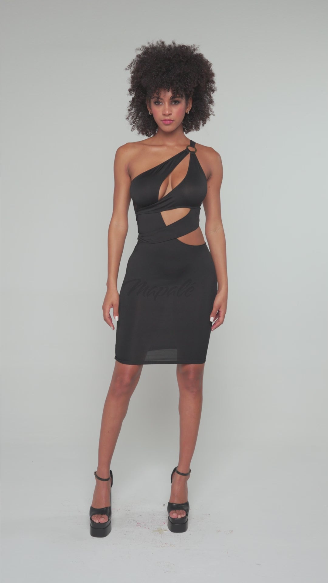 Club Vibes Asymmetrical Dress