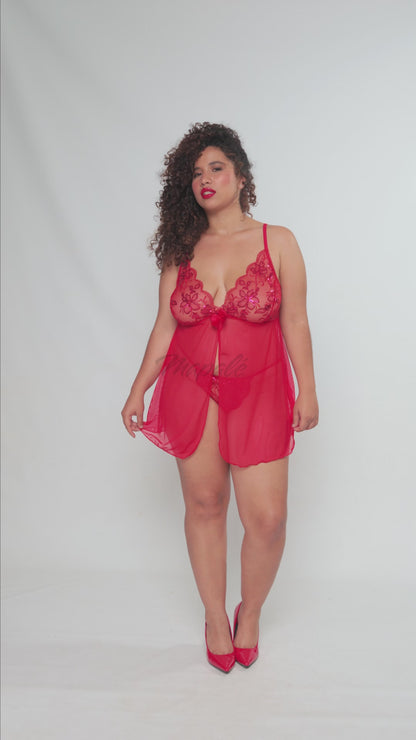 Loventy plus size nightie