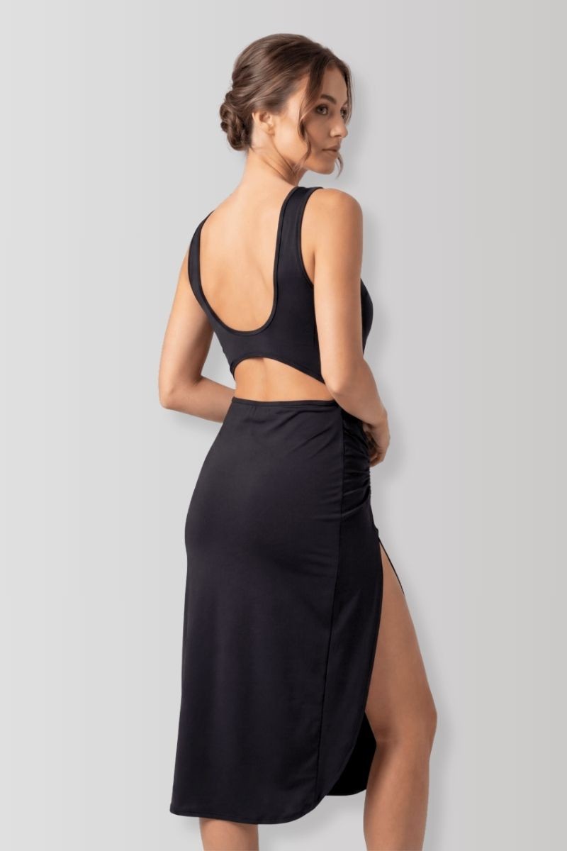 Anastasia open-back midi dress 