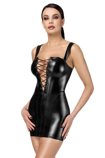 Robe courte Vixen F363 par Noir Handmade