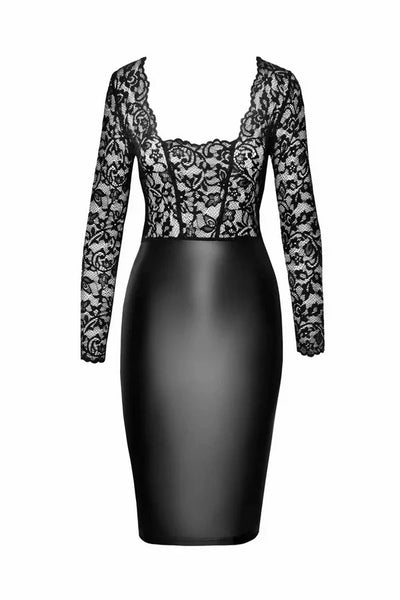 Robe duo vinyle par Noir Handmade