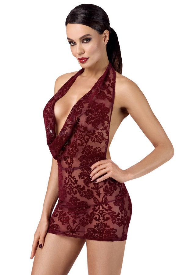 Robe mini Kink Royal F385 par Noir Handmade